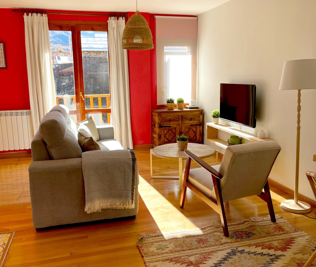 Salón de apartamento en Benasque