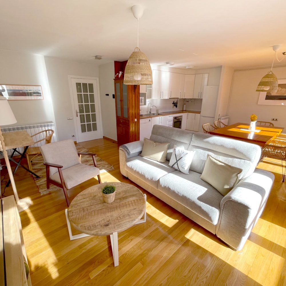 Salón cocina de apartamento en Benasque